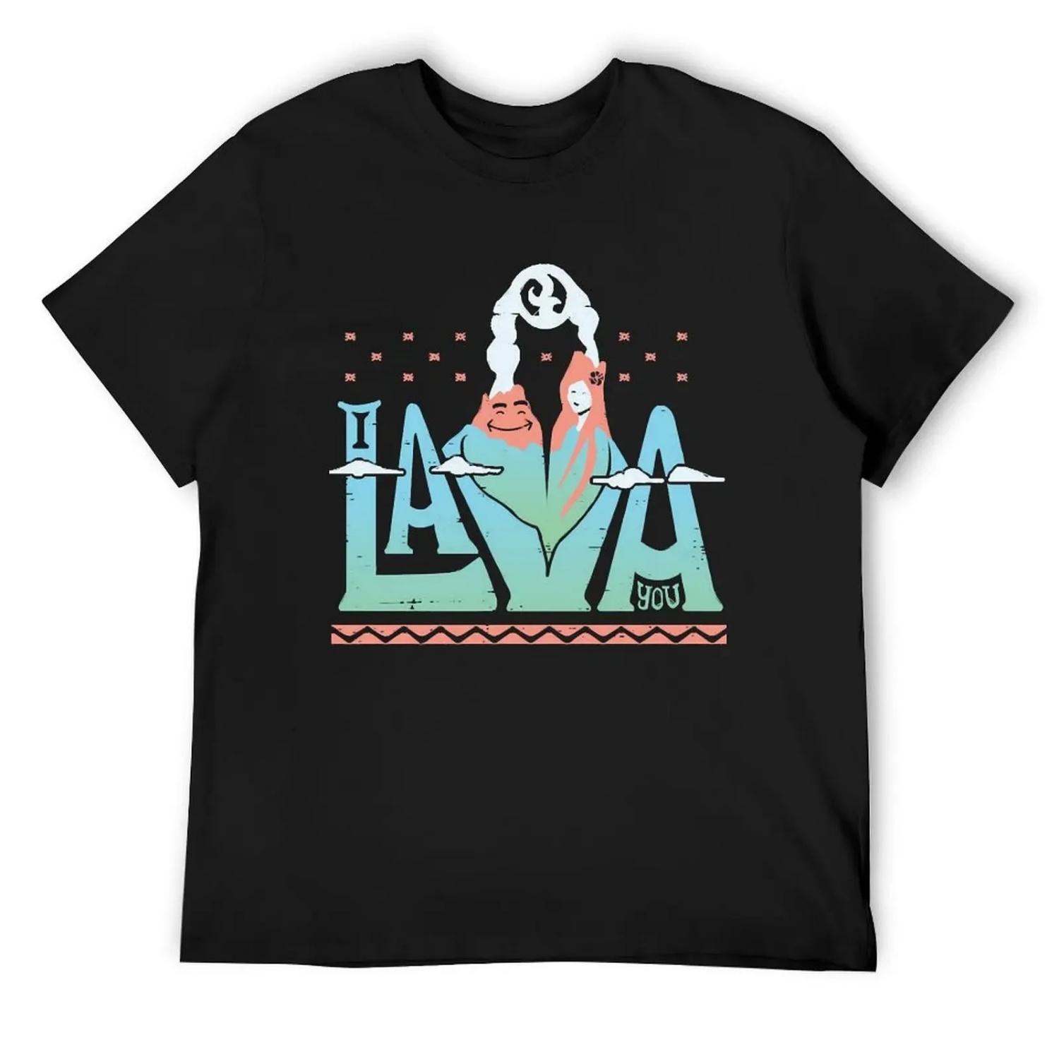 

One Lava T-Shirt Clothing graphic t shirt vintage man clothes oversized t shirt men XXXXXL чорний