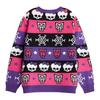 Monster High Girls Skull & Snowflake Christmas Jumper
