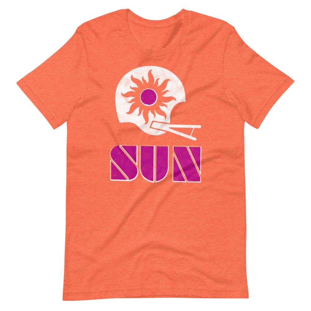Southern California Sun WFL Football Vintage Style Tee Shirt T-Shirt Unisex T-Shirt S