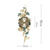 Iron Art Wall Clocks Living Room Creative Ginkgo Fashion Personality Household Mute Atmosphere Clock Decorative Wall WatchQ2P6B9