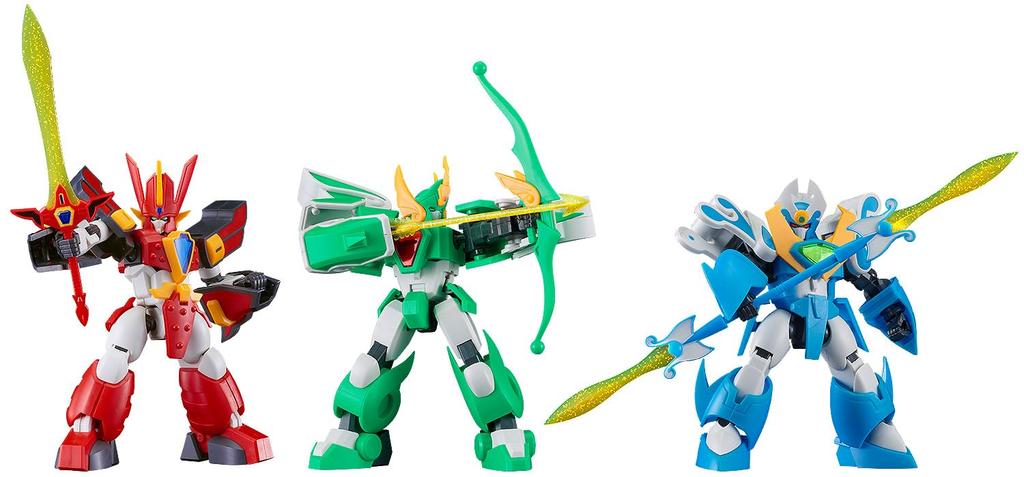 MODEROID Mado King Granzort: The Three Mado Kings of Light Set, Non-Scale Assembled Plastic Model Kit