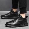Fashion Casual high top board shoes for men Comfortable and trendy high-quality styles daily work Office Leisure outdoor shoes New Youth