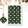 Pack of 4 Christmas Themed Transfer Paper 95x138mm Clay Earrings Water Soluble Transfer Paper for Jewelry Making