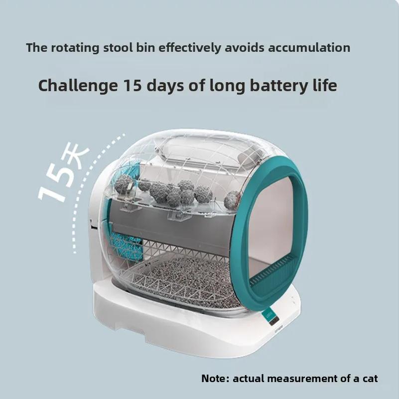 New Intelligent Cat Litter Box Automatic Cleaning 65L Deodorizing And Splash Proof Electric Cat Toilet
