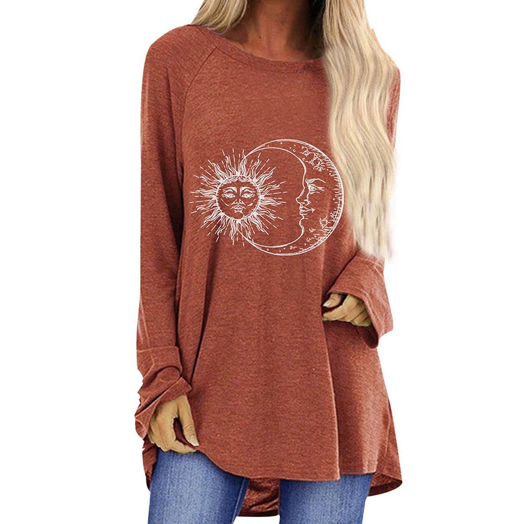 Damenmode T-Shirt Langarm Neue Freizeitjacke