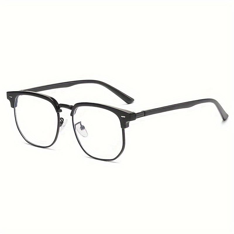 Retro high end color changing mens glasses with eyebrow frame for business leisure stylish accessory