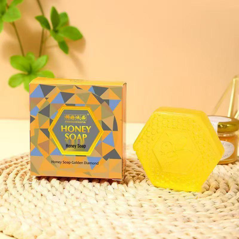 Honey Essential Oil Soap: Gentle Face & Body Wash for Men & Women, Moisturizing & Cleansing.