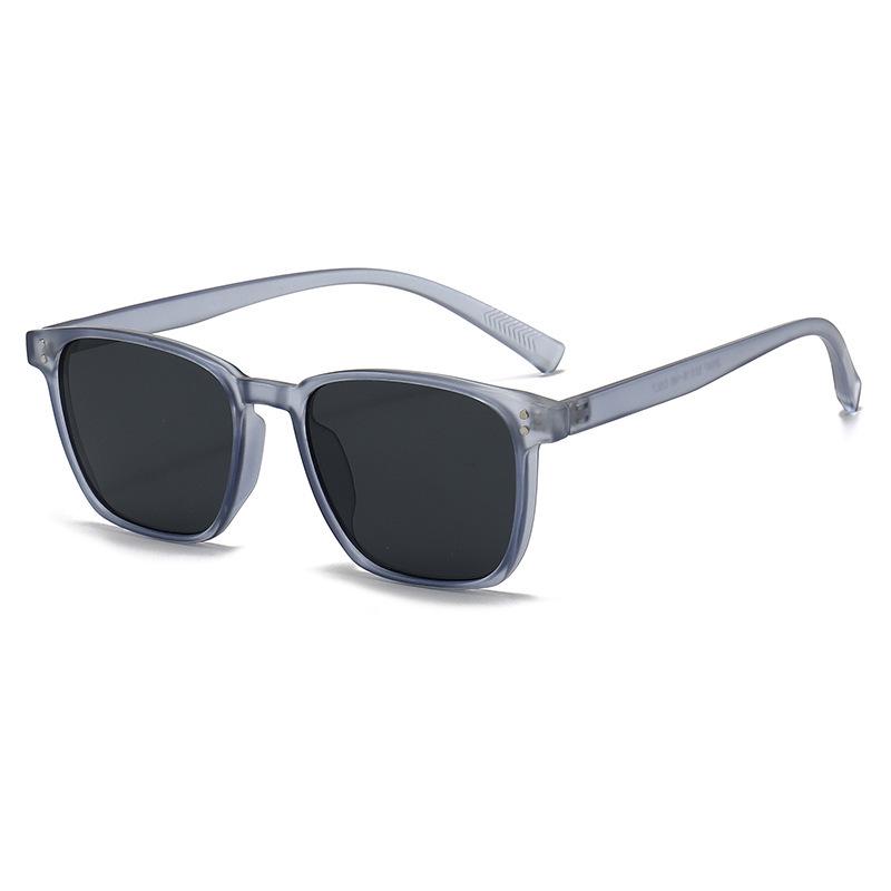 Retro Square Anti-Blue Light Sunglasses - Trendy UV Protection for Outdoor Use