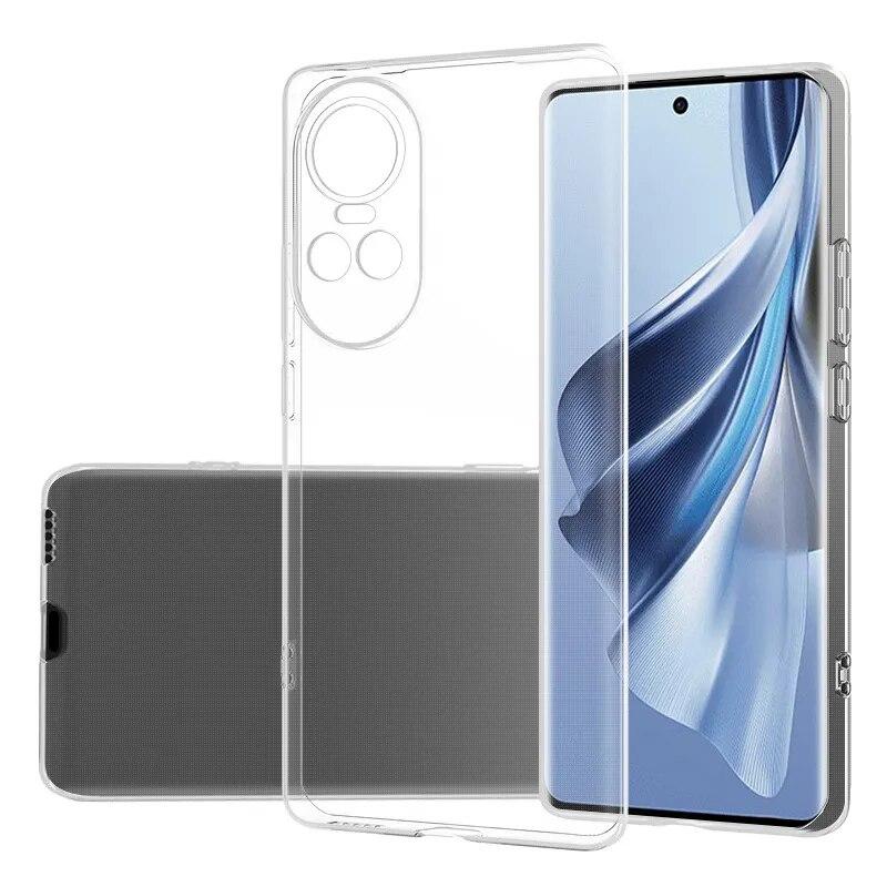 

Простой тонкий мягкий прозрачный чехол из ТПУ Transaprent для телефона OPPO Reno10 Pro Reno 10 Pro 5G Cover OPPO Reno10 5G прозрачный