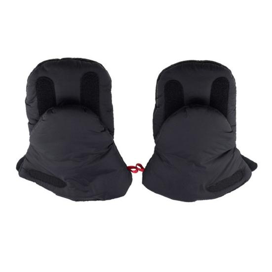 1 Pair Winter Baby Stroller Gloves Cold Weather Fleece Lined Warm Thick Waterproof Windproof Thermal Stroller Fingerless Mittens Stroller Accessories