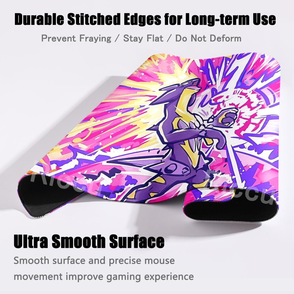 Anime Mouse Pads Colorful Gamer Cabinet Pokemon Toxtricity Style Carpet Anti-slip Rug PC Gaming Accessories Rubber LockEdge Mats
