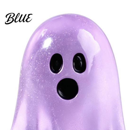 Ornamenti da Tavolo di Halloween 6 Pezzi Figure di Mini Fantasmi Luminose Collezione di Ornamenti Miniatura Glow in The Dark Collezioni Tematiche in Resina per Festa Casa