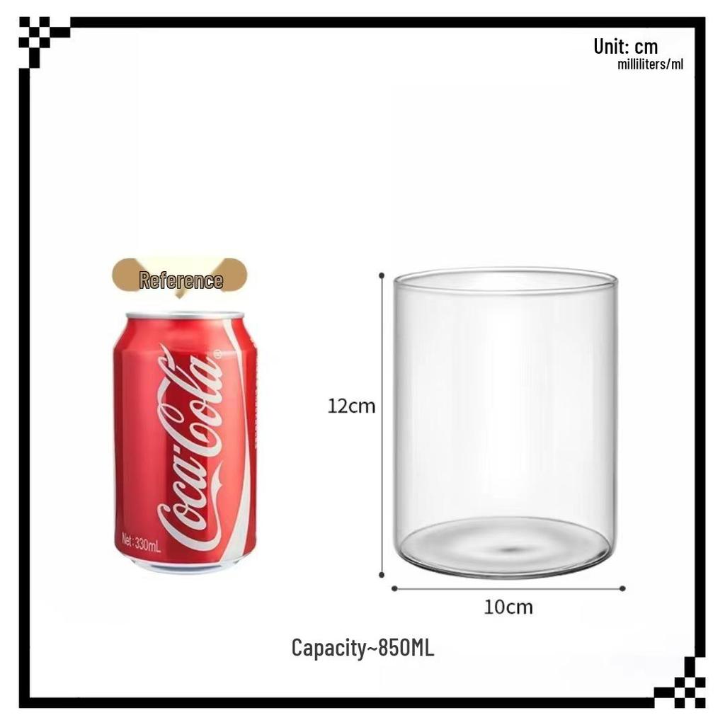 Minimalist High Borosilicate Glass Candle Cup – Heat-Resistant Aromatherapy Holder