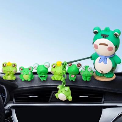 Selling Baby Frog Fashion Decorations Little Frogs Ornament For Car Dashboard Universal DIY Crafts Decoration Garden Decor