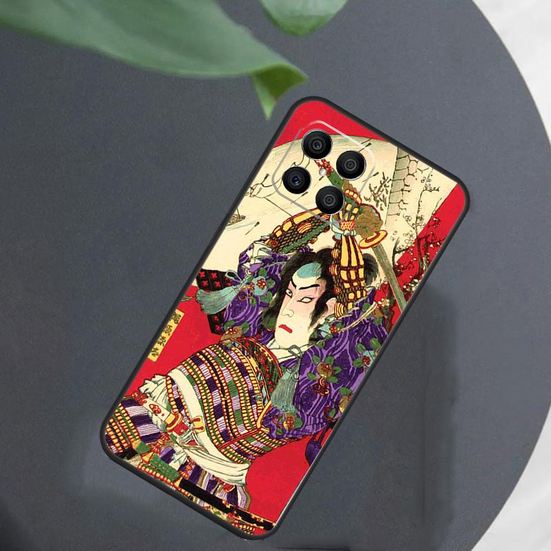 Japanese Samurai Art For Honor Magic 7 Lite 6 5 8 Pro Case For Honor 200 400 70 90 X8c X8b X9a X9b X9c X9d Win RT