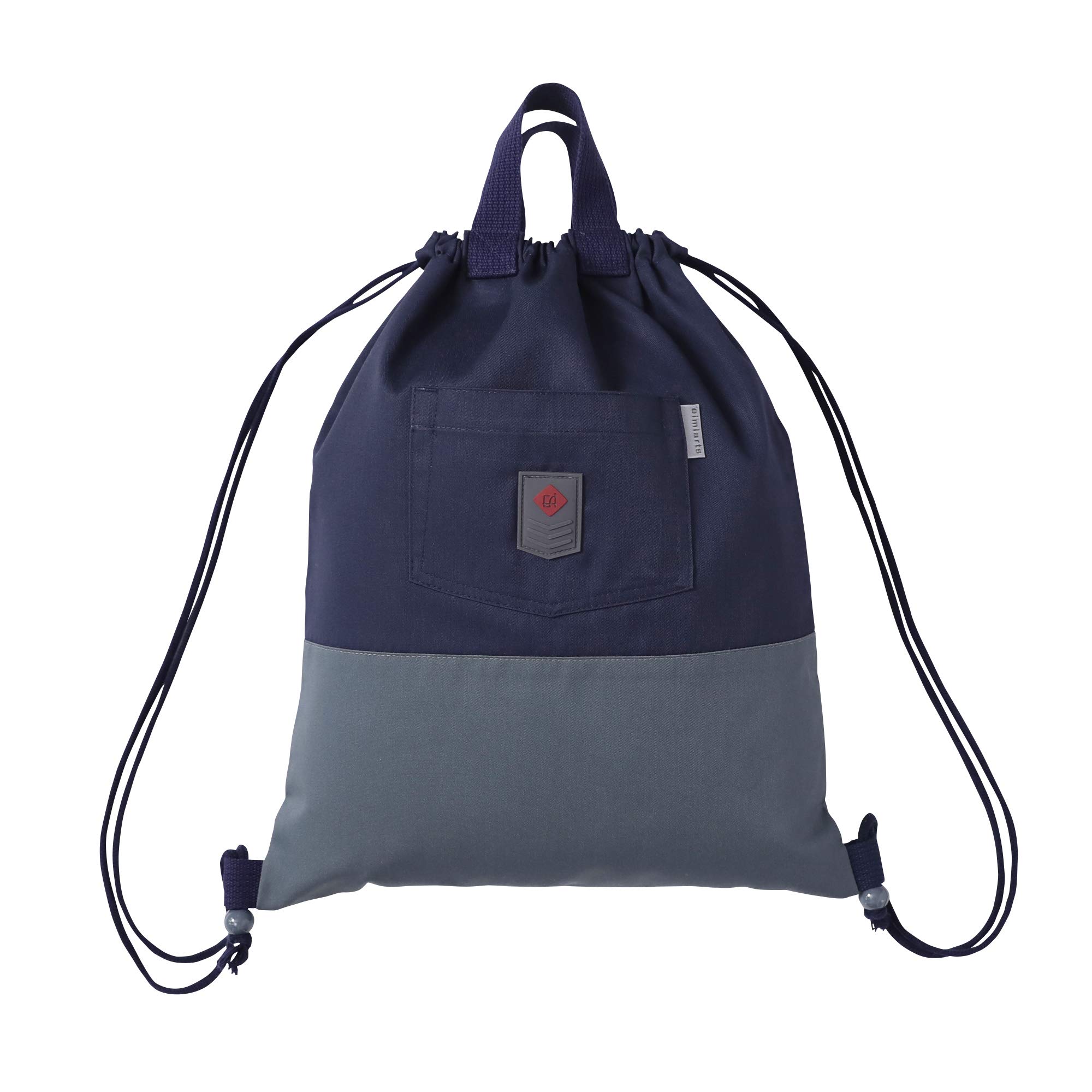 

Arisana Knapsack for Boys and Gym Clothes Large Drawstring Bag with Free Size Kids, Bag, Handle, 02.Navy,