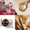 Massage Oil Candle Amber Vanilla 2oz Aromatherapy Candle with Soy Wax Moisturizing Christmas Home Decoration Candle Holders Gift