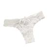 Ruffle Mesh Floral Bowknot Panties Patchwork Lace Flower Transparent Briefs Quick Drye   Lady
