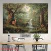 2D Enchanted Woodland Animal Backdrop Photography Background Banner