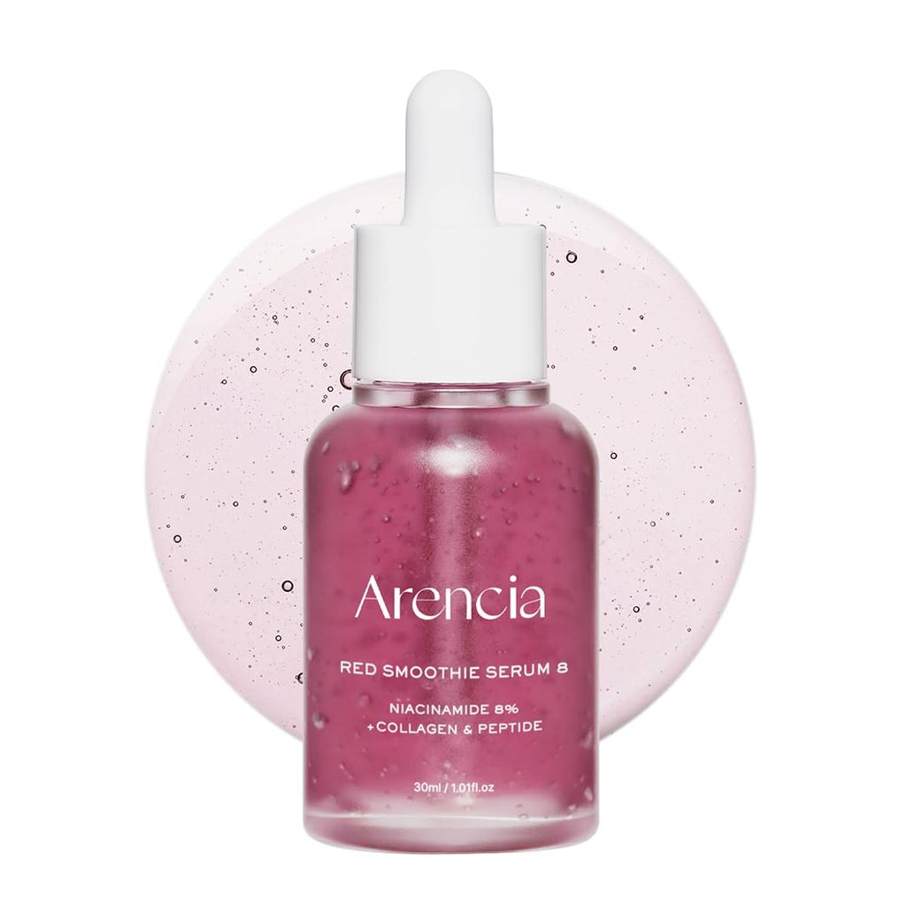 Arencia Red Moti Serum 8 elastic Korean skin radiance 30ml, serum, skin, moisture, collagen, moisture, niacinamide, cosmetics,