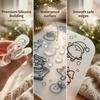 Christmas Silicone Cartoon Doodle Placemat - Reusable Painting Mat