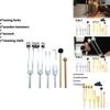 Professionelle Aluminiumlegierung Stimmgabeln Für Therapie Und Musikpraxis Mit Handpolierter Oberfläche Und Zubehör