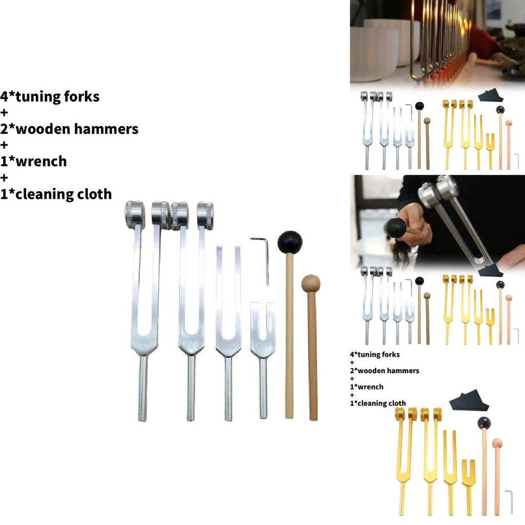 Professionelle Aluminiumlegierung Stimmgabeln Für Therapie Und Musikpraxis Mit Handpolierter Oberfläche Und Zubehör