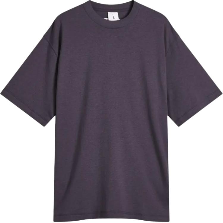 Nike Solid Color Pullover Round Neck Loose T-Shirt Unisex tops FV4889-540