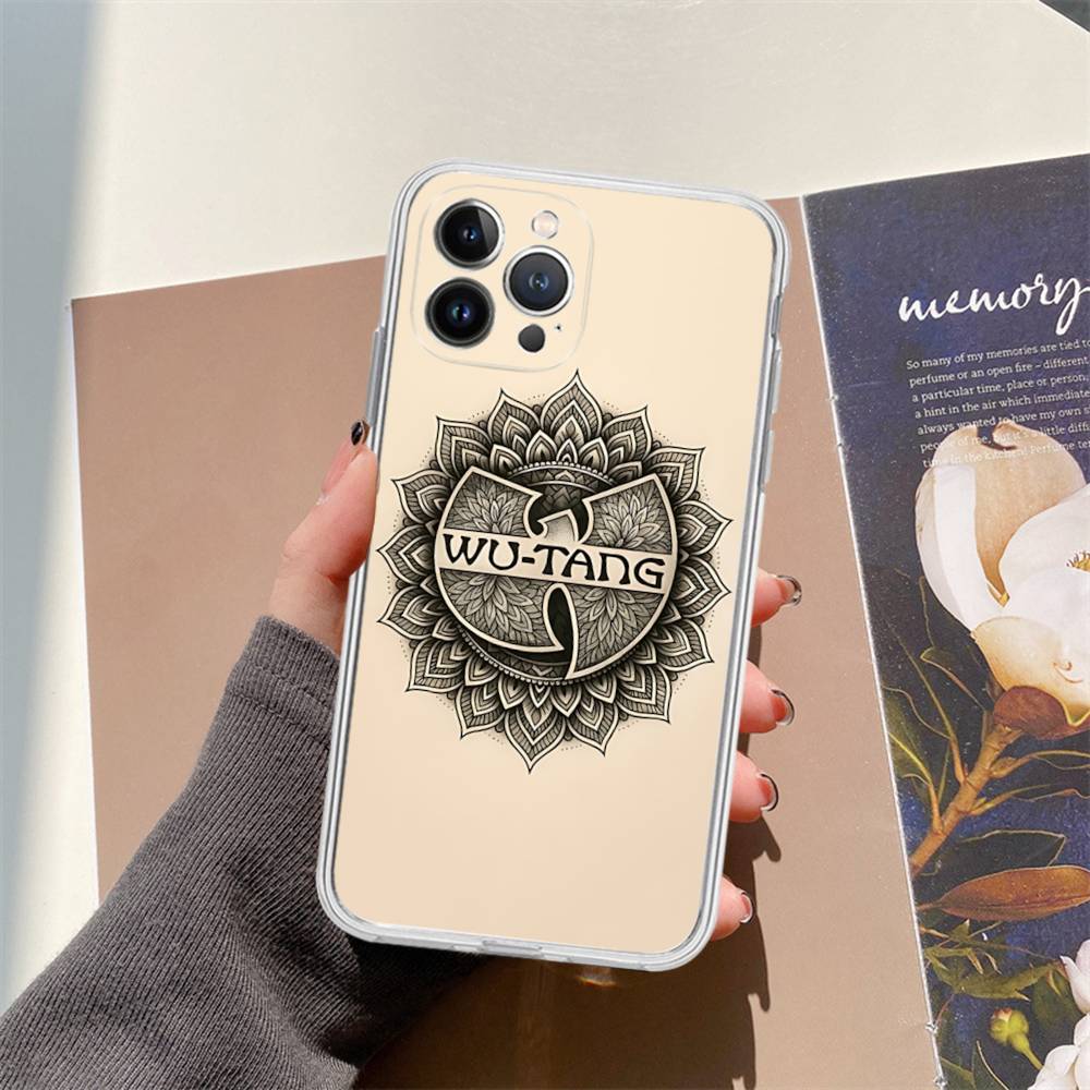 W-wu T-tang Clan Gruppo Musicale Hip-hop Adatto per Custodia Telefono IPhone 16 15 Promax IPhone 14 11 12 High End 13 Pro Silicone