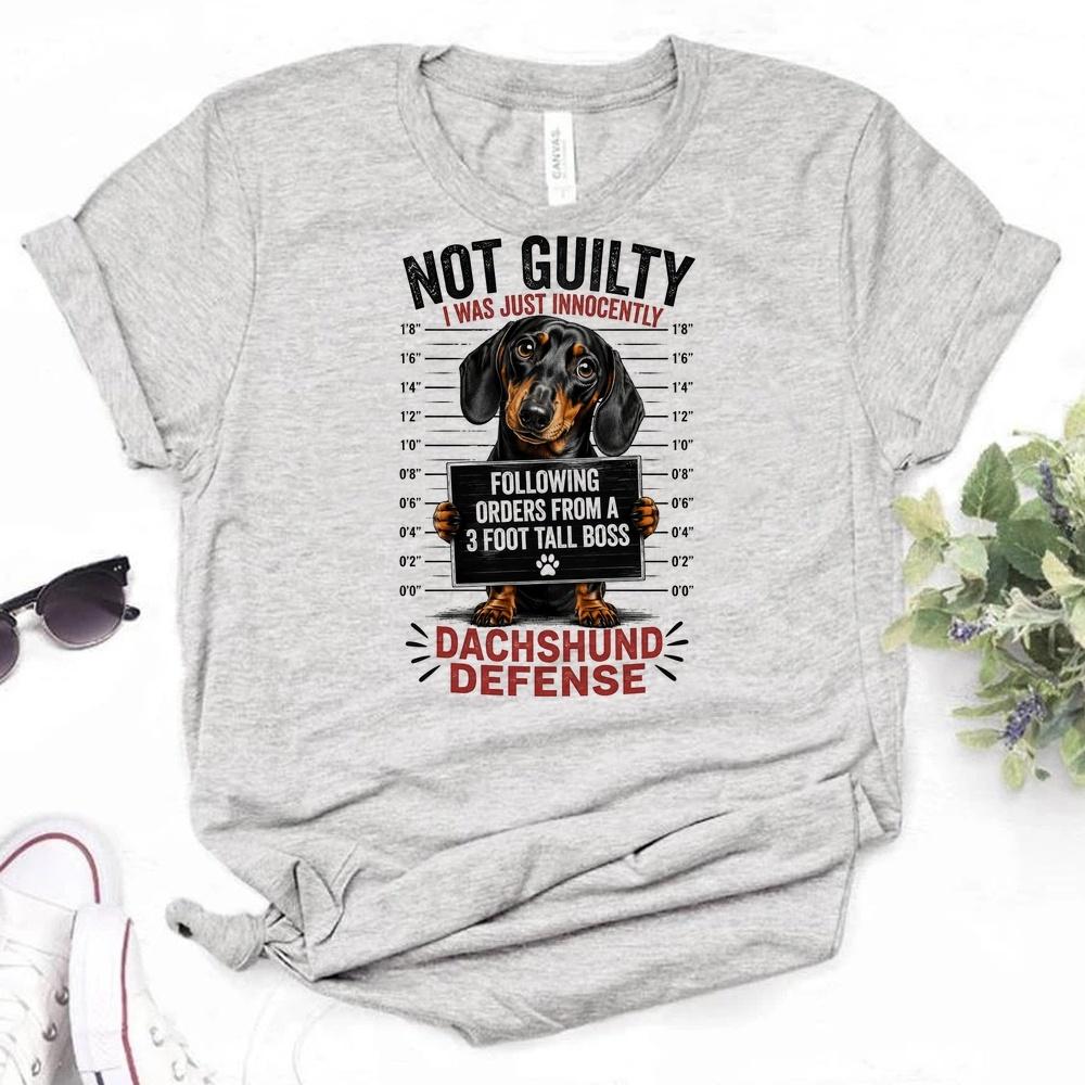 Dachshund T Shirt Femme Baddie Party Goth Japan Meme Shirt Graphic Psychedelic Jojifuku Anime Aesthetic