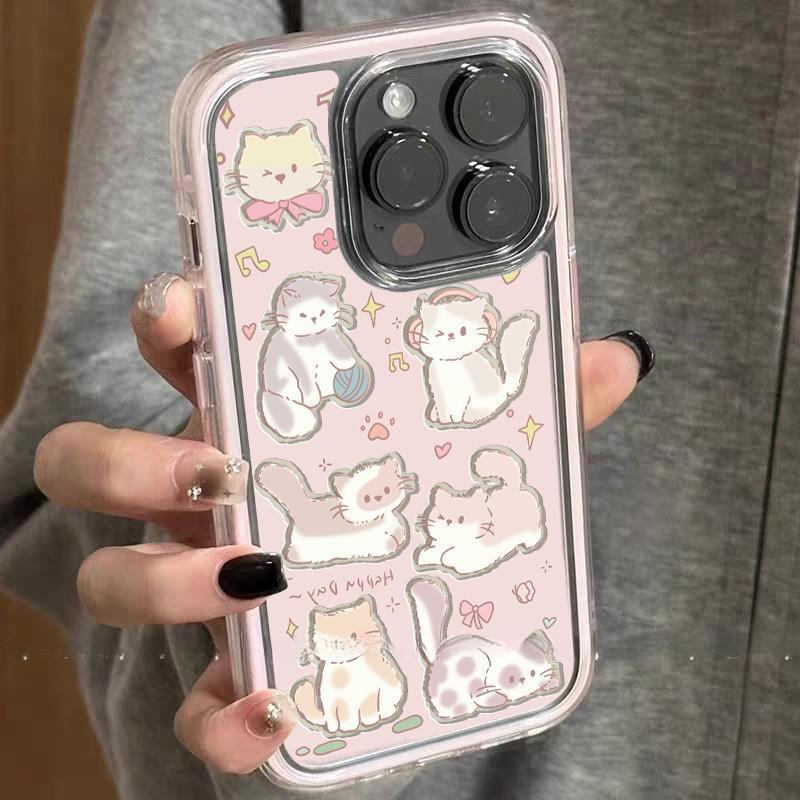 

Play kitten for iPhone17ProMax iPhone case all-inclusive soft case Apple 17promax
