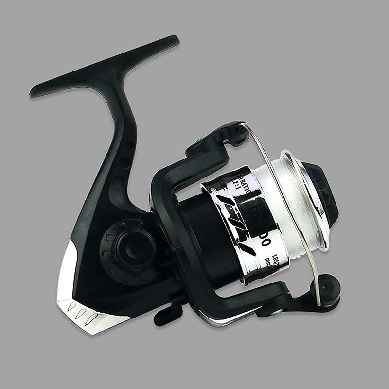 Folding Spinning Fishing Reel With 100M Fishing Line 5.1:1 Gear Ratio Portable Ultralight Fishing Reel