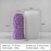 DIY Maple Tulip Cylinder Silicone Candle Mold Handmade Aroma Plaster Ornaments Mould Flowers Pillar Candle Making Supplies