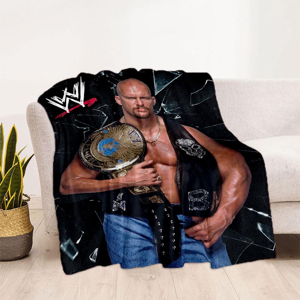 Stone Cold Steve Austin Blankets are suitable for living rooms,making them an ideal choice for outdoor travel and gifts.