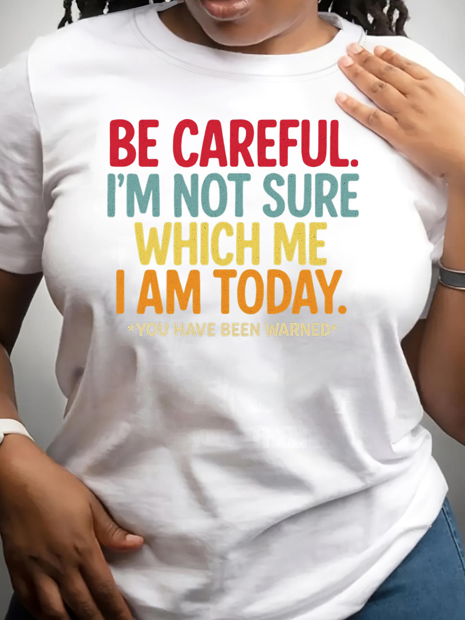 

ОСТОРОЖНО, Я НЕ УВЕРЕНА, КАКОЙ МНЕ Дышащая ткань, Женская одежда, Подходит для весны, лета и осени, Летняя женская одежда S белый