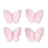 20Pcs 3D Butterfly Appliques Translucent Simulation Mesh Butterfly Patch  Garment Design Materials