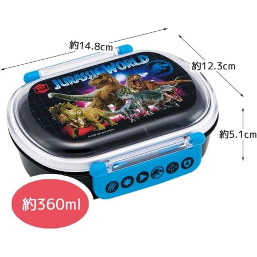Skater Bento Box 360ml Jurassic World 23 Antibacterial for Children Made in Japan QAF2BAAG-A