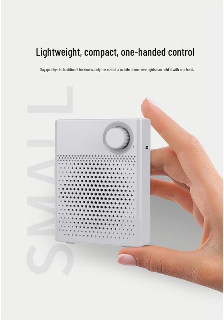 Teacher Wireless Headset Mini Amplifier: Portable Microphone for Outdoor Lectures and Classroom Use