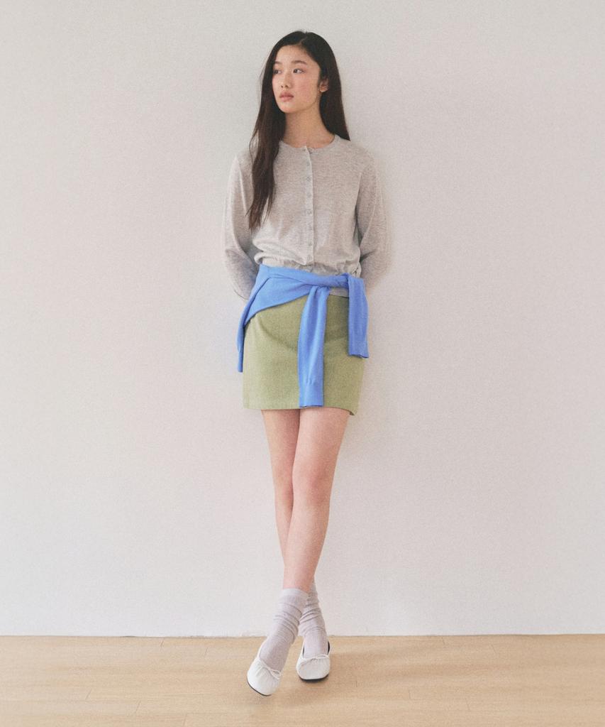 Manggomaenipeullijeu Weet Mini Skirt_Mint