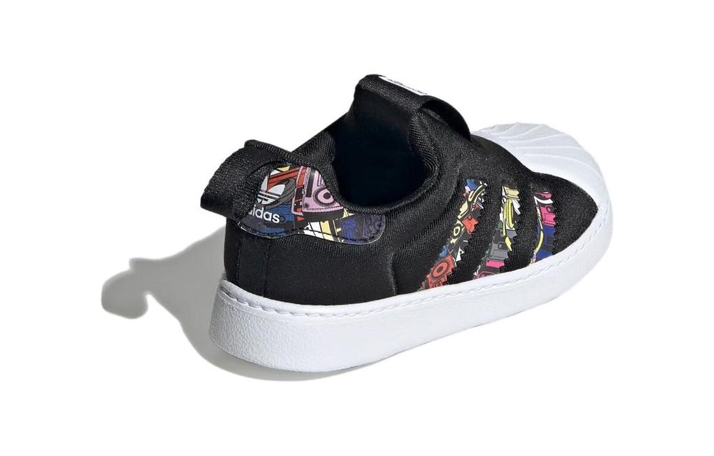 Adidas Originals SUPERSTAR 360 Low top Toddler Shoes Black White Infant And Toddler IG9895