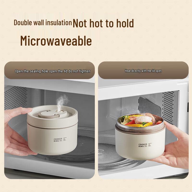 Chu Da Huang 5-Piece Insulated Bento Box Set