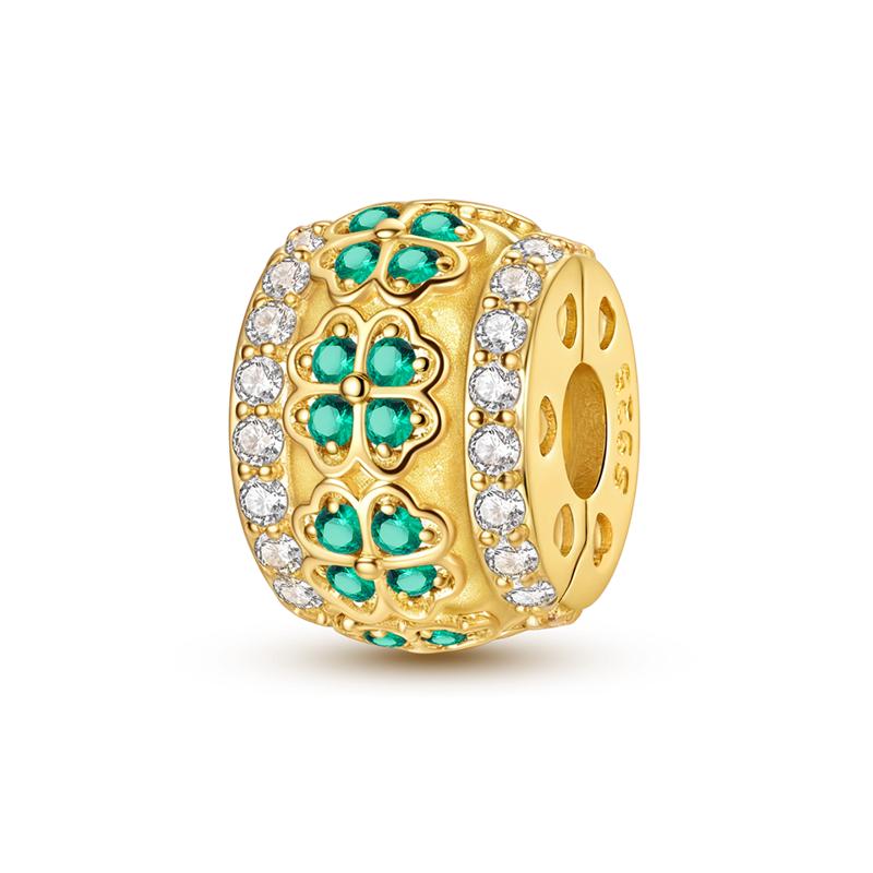 Gold Series Diy Charms Bead Original Copper Inlaid Zirconium Sun Insect Pendants Fit Bracelet Jewelry Gift Marking