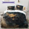 Cartoon Pattern Bedding Quilt Set Quilt Cover Pillowcase Home Decoration Birthday Gift (1 * Duvet Cover + 2 * Pillowcase, Without Core)