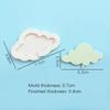 Cloud Star Moon Rainbow Silicone Fondant Mold Hot Air Balloon Chocolate Gumpaste Cake Molds 3D Cloud Mould Cake Decorating Tools