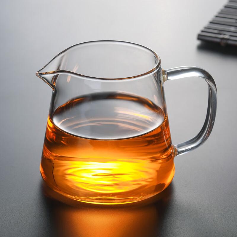 Heat-Resistant Glass Gongdao Cup & Tea Strainer Set