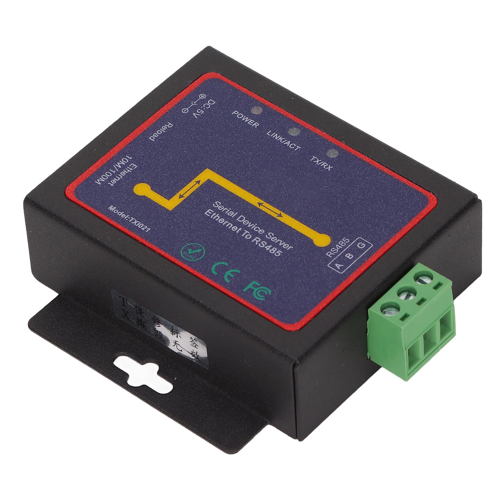 

Перетворювач RS485 в RJ45 300 біт/с до 230400 біт/с Мінус10 за Цельсієм до 55 Цельсія 10100M Швидкість передачі даних Ethernet Послідовний