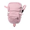 Women Travel Backpack Zipper Waterproof Adjustable Shoulder Strap Casual Carry On Laptop Backpack Pink 16in