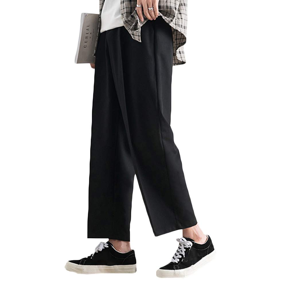 Weite lange große Herbsthose [FOMANSH], Herrenhose, Hose, gesäumt, gerade, schlicht, lässig, Größe, Sommer,