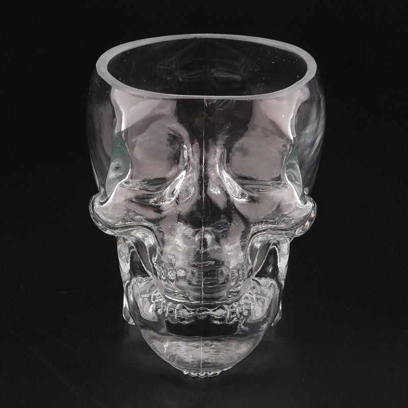 Skull Head Shot Glass Cup Beer Mug Wine Glass Mug Crystal Whisky Vodka Coffee Cup 25ml~150ml Gift Bottle Shot Glasses Skull