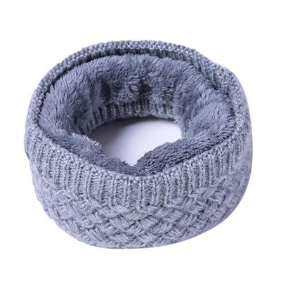 Unisex Winter Scarf Thickened Wool Knitting Collar Scarves Warm Neck Scarf